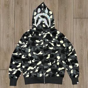Bape Classic Camo Zipper Hoodie Black